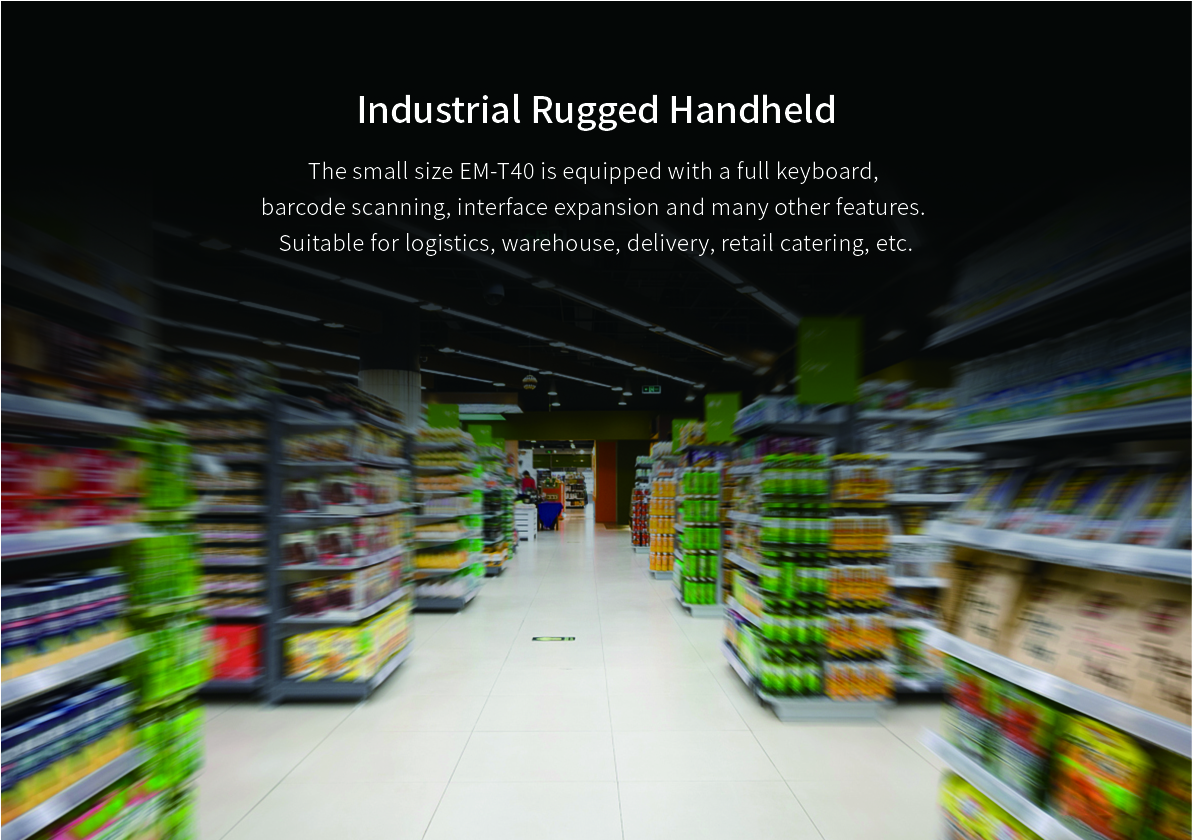 Rugged Handheld 4 inch
