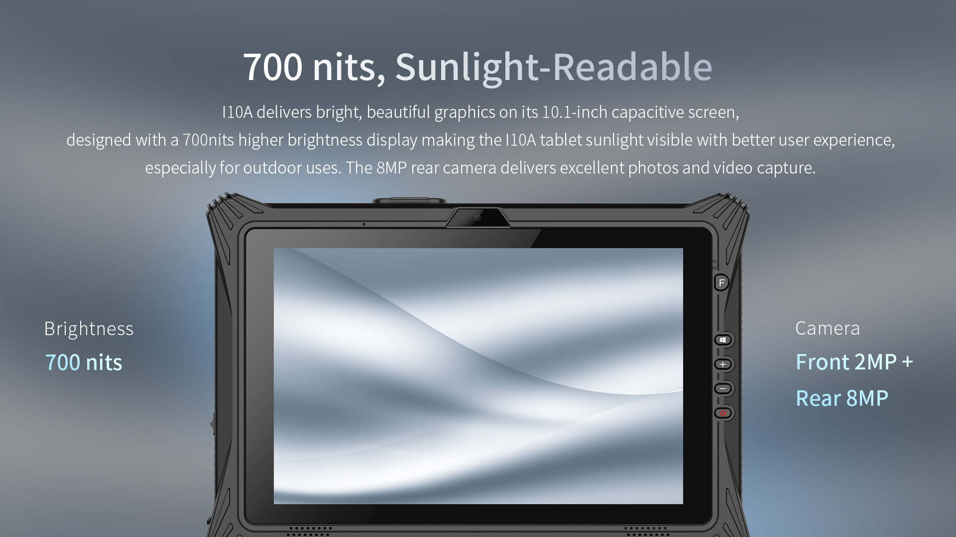 EM-I10A 10.1 inch Rugged Tablet PC