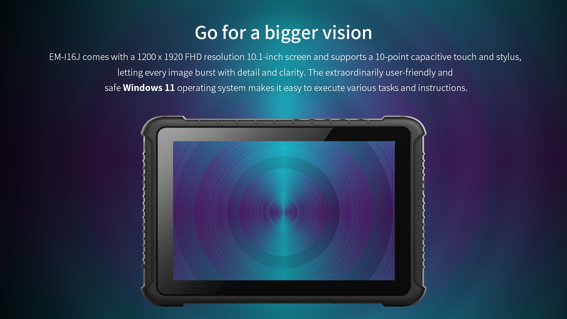 rugged tablet pc for windows 11