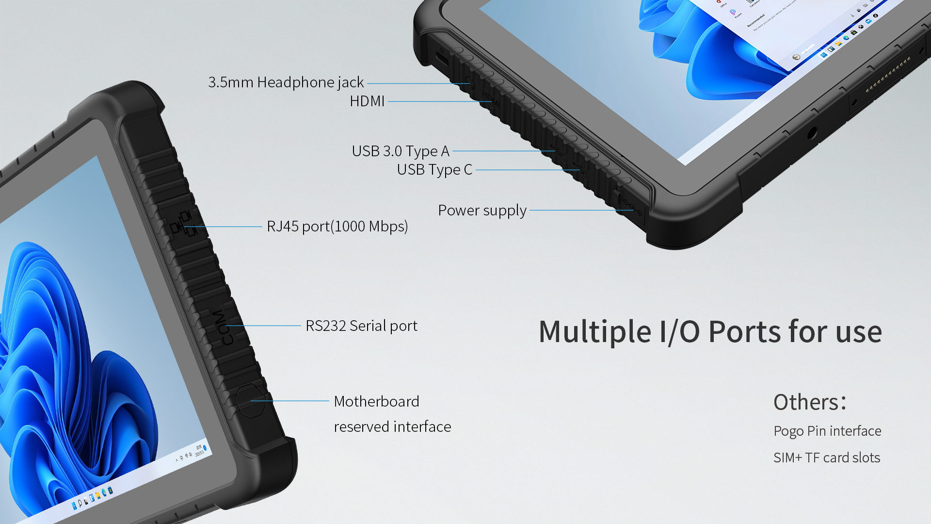 10.1-inch Rugged Tablet PC for Windows 11