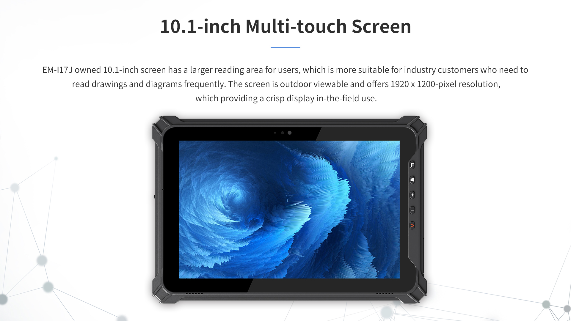 10.1 inch rugged tablet