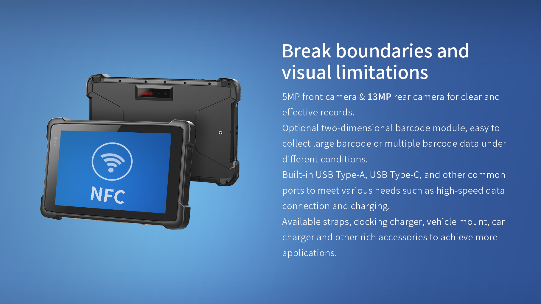 Rugged Tablet 8 inch
