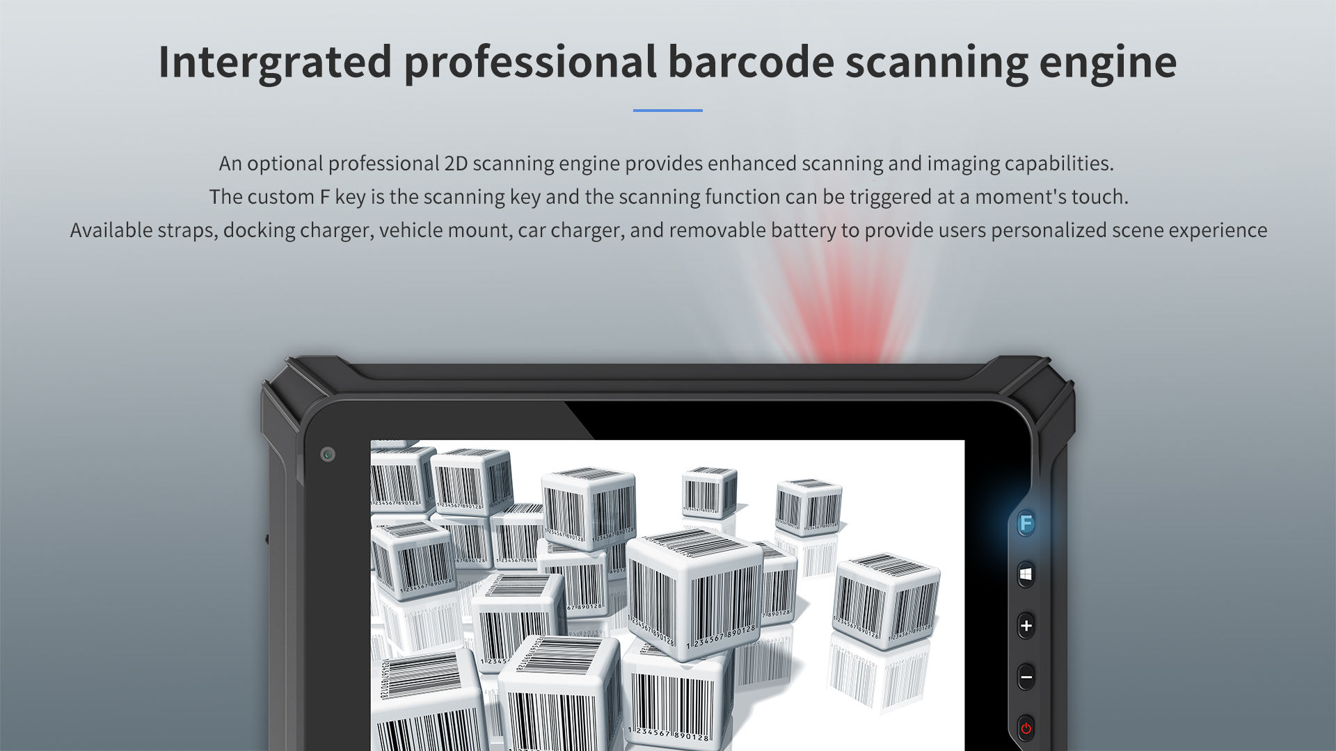 8 Inch Rugged Tablet Long-endurance Android