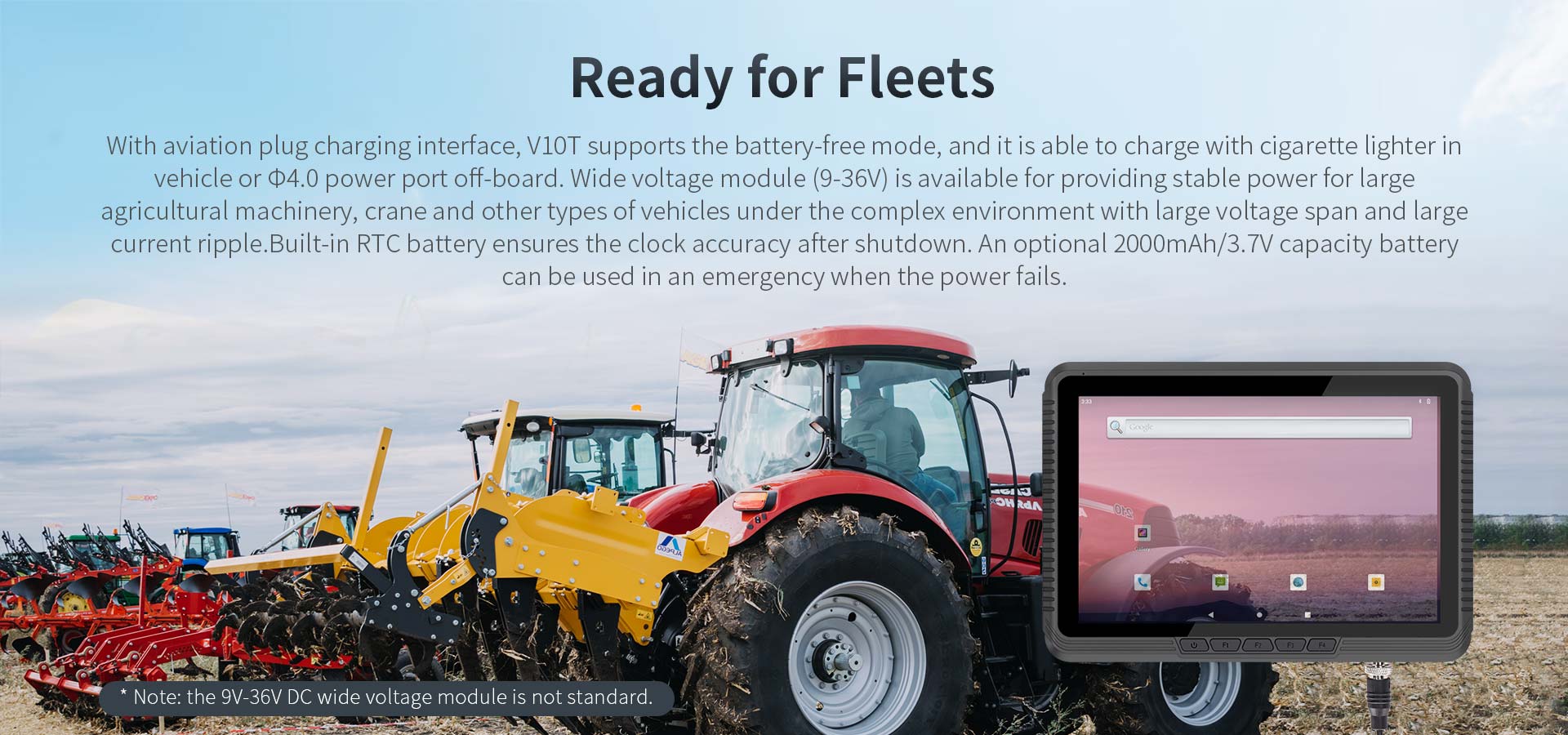 10.1'' Vehicle Tablet