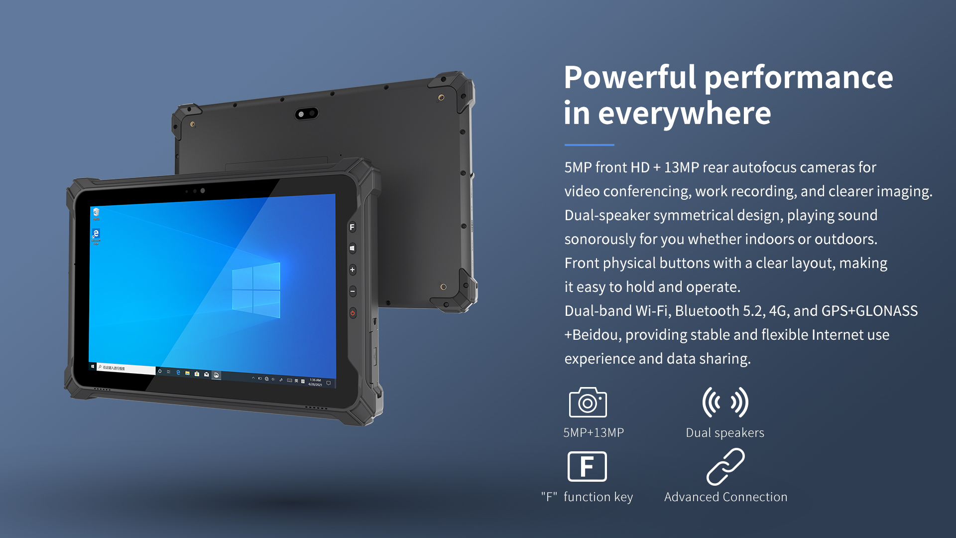 10.1 inch Android Rugged Tablet