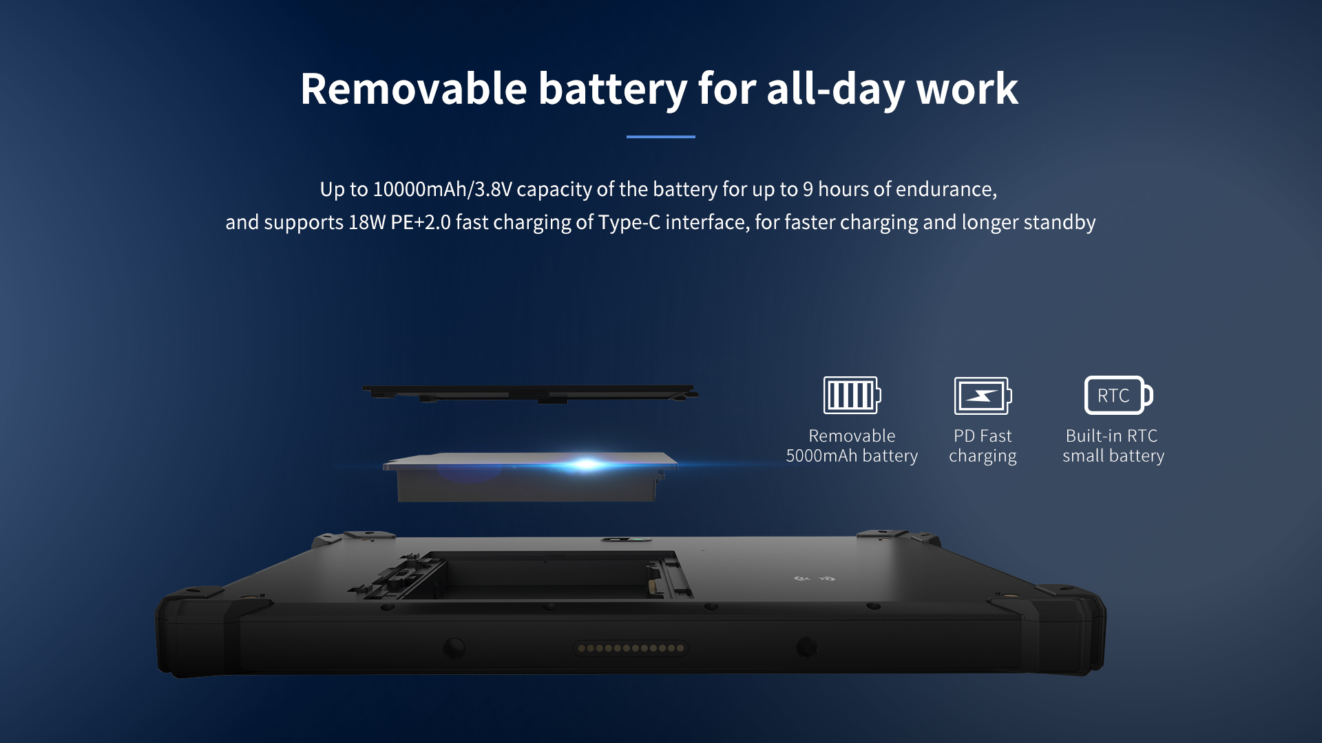 EM-T17X Android Rugged Tablet