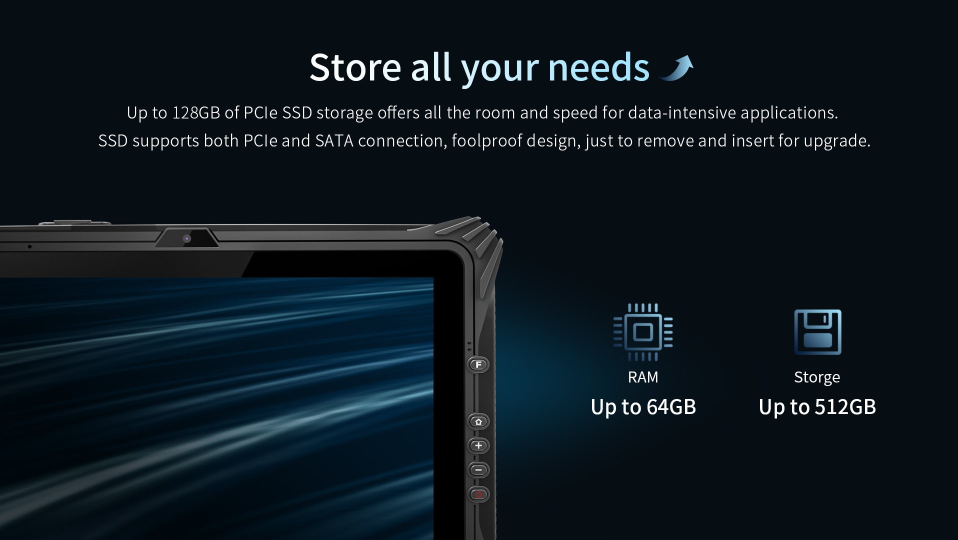 12.2 inch Rugged Tablet PC