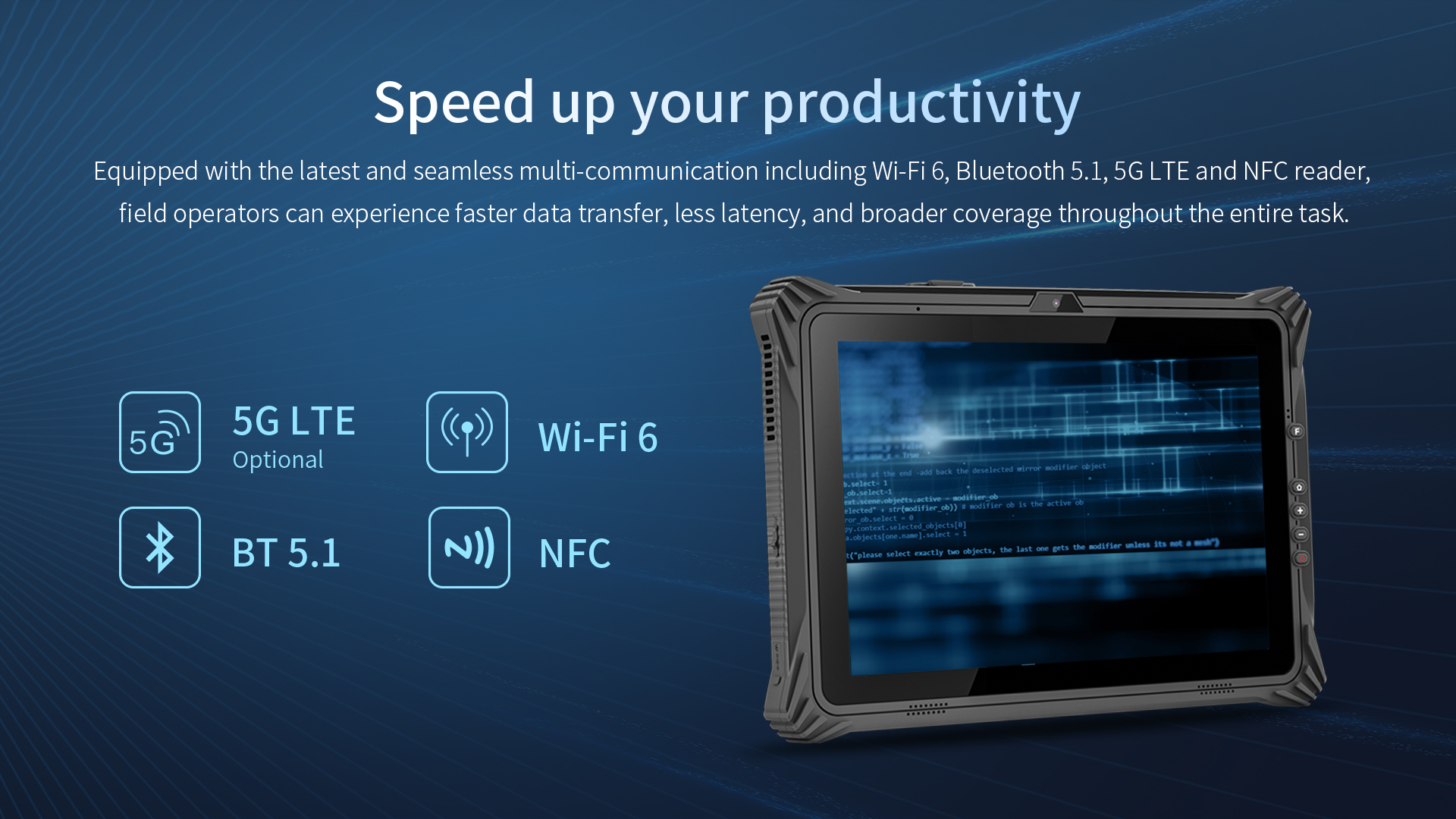 EM-I20A Rugged Tablet PC 12.2 inch