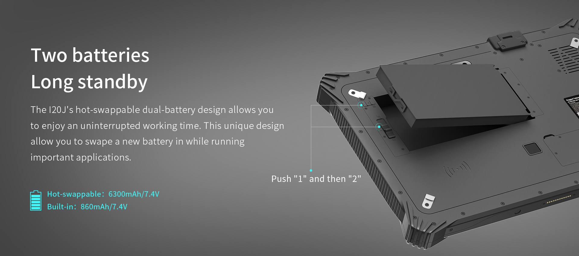 12.2 inch Intel Industrial Rugged Tablet