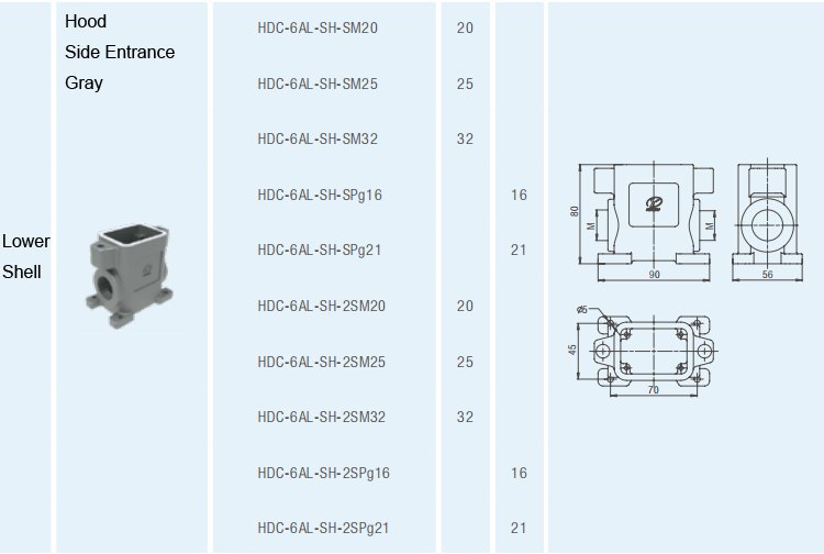 a series connector housing 6
